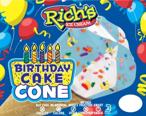 Birthday Cake Cone