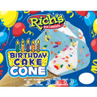 Birthday Cake Cone 